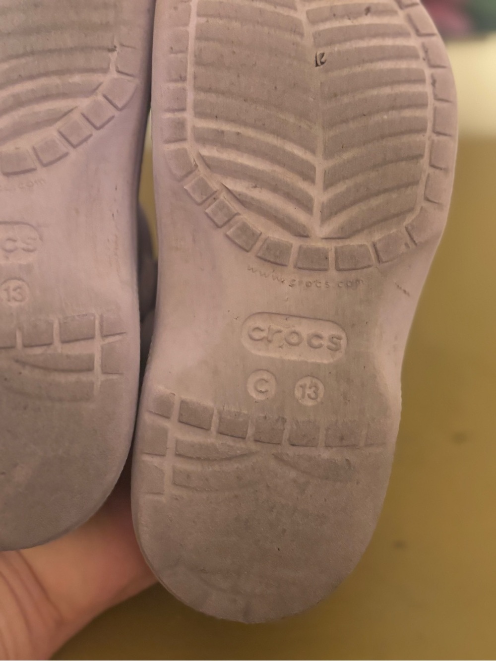 CROCS Kids Lilac Slip-On Clogs - Picture 5 of 8